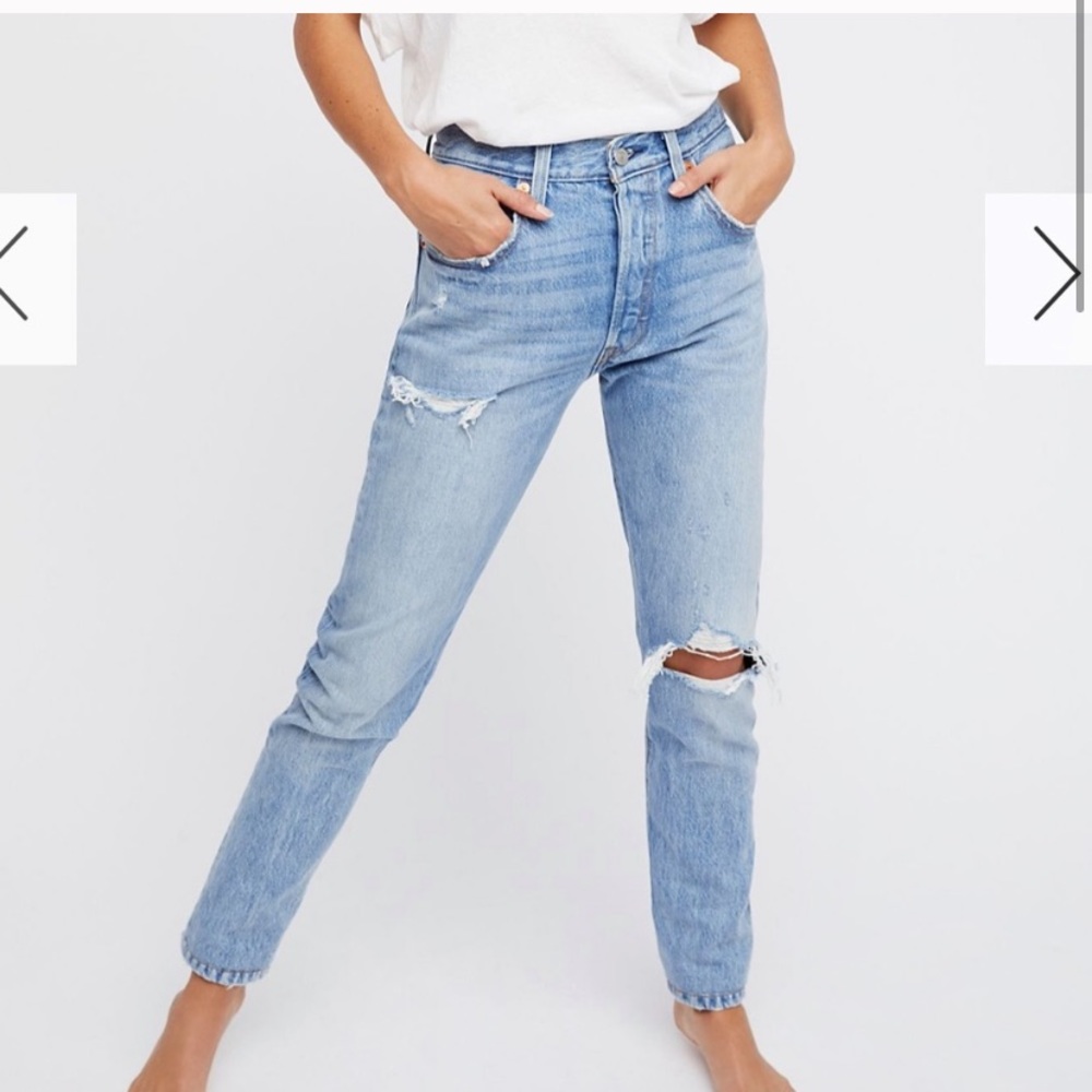 Levi’s 501 skinny jean in Can’t Touch This